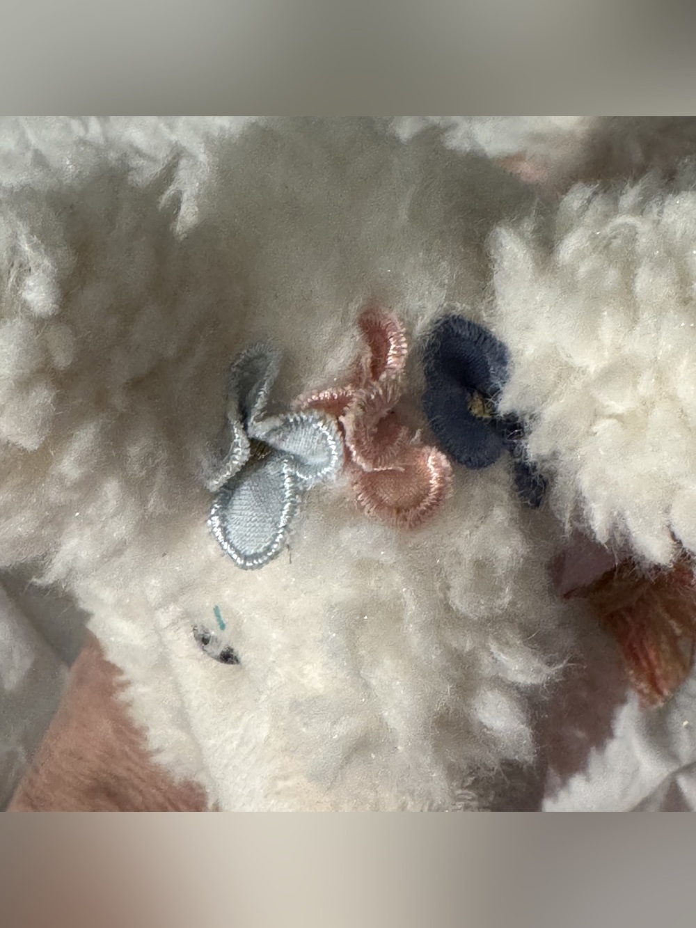 Pier 1 Imports Bijou Llama Plush Stuffed Animal NWT Boho White Alpaca Toy 12”